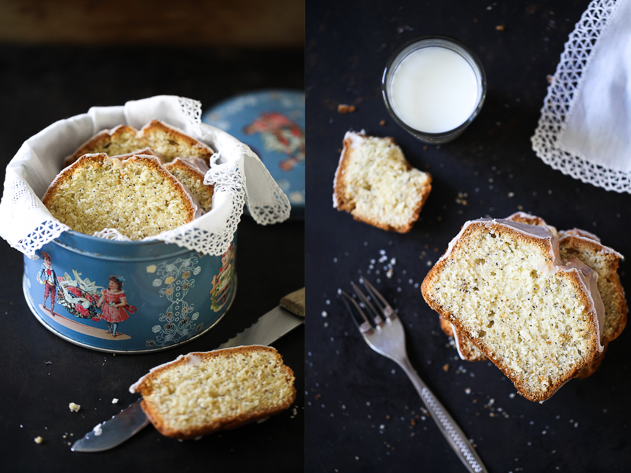 Über Mohn-Marzipan Kuchen mit Zimtguss und einen neuen Lebensabschnitt ...