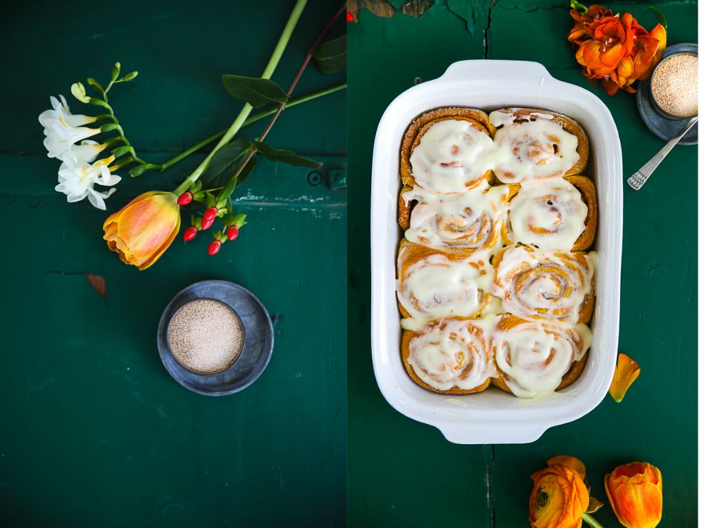 Rezept Möhrenkuchen Zimtschnecken carrot cake cinnamon rolls Hefeteig Zuckerzimtundliebe