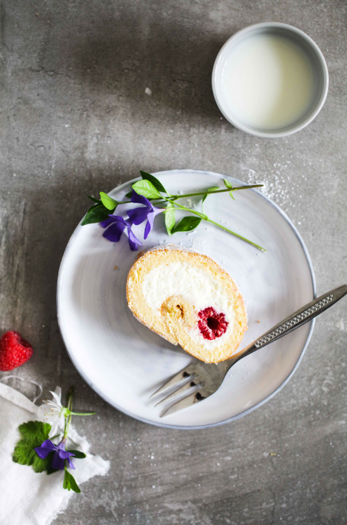 Rezept Himbeer Quark Biskuitrolle | Zucker, Zimt und Liebe