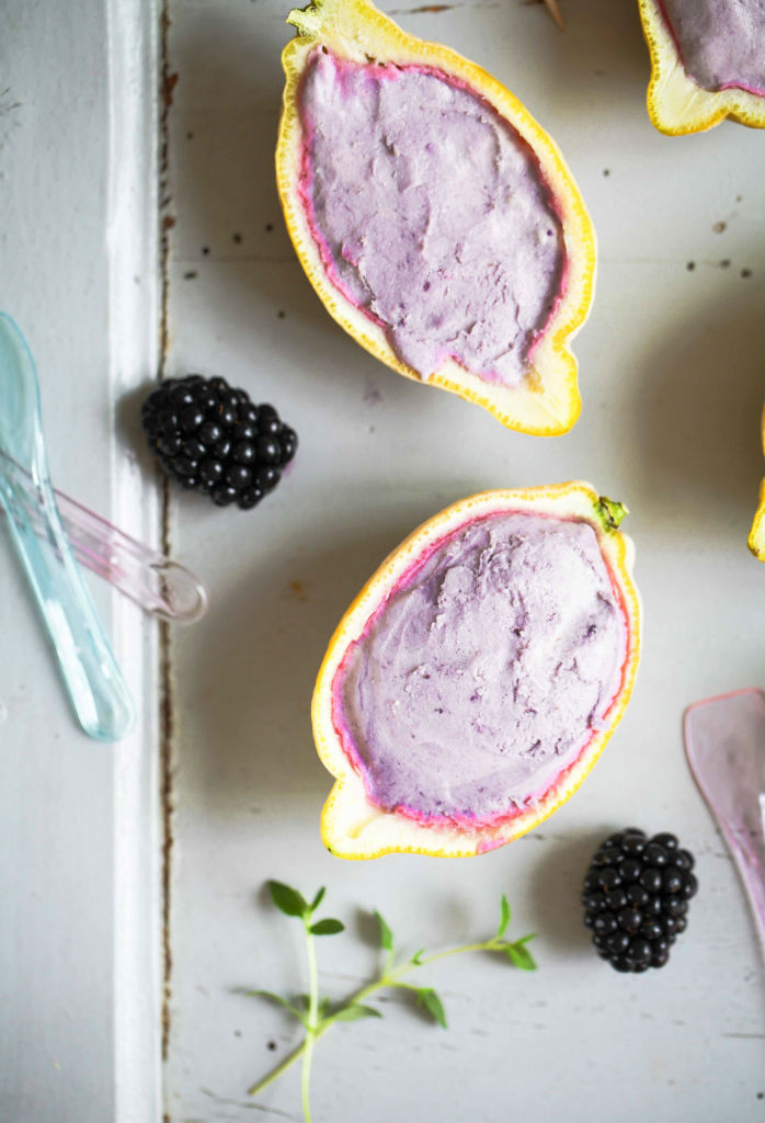 Brombeer Eis ohne Eismaschine | Zucker, Zimt und Liebe