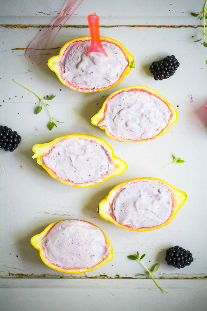 Brombeer Eis ohne Eismaschine | Zucker, Zimt und Liebe