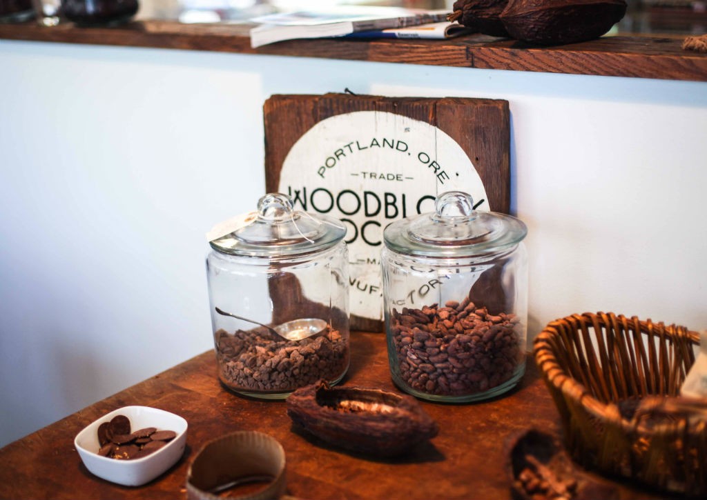 Portland Oregon Woodblock Chocolate Manufacturer Bean to Bar