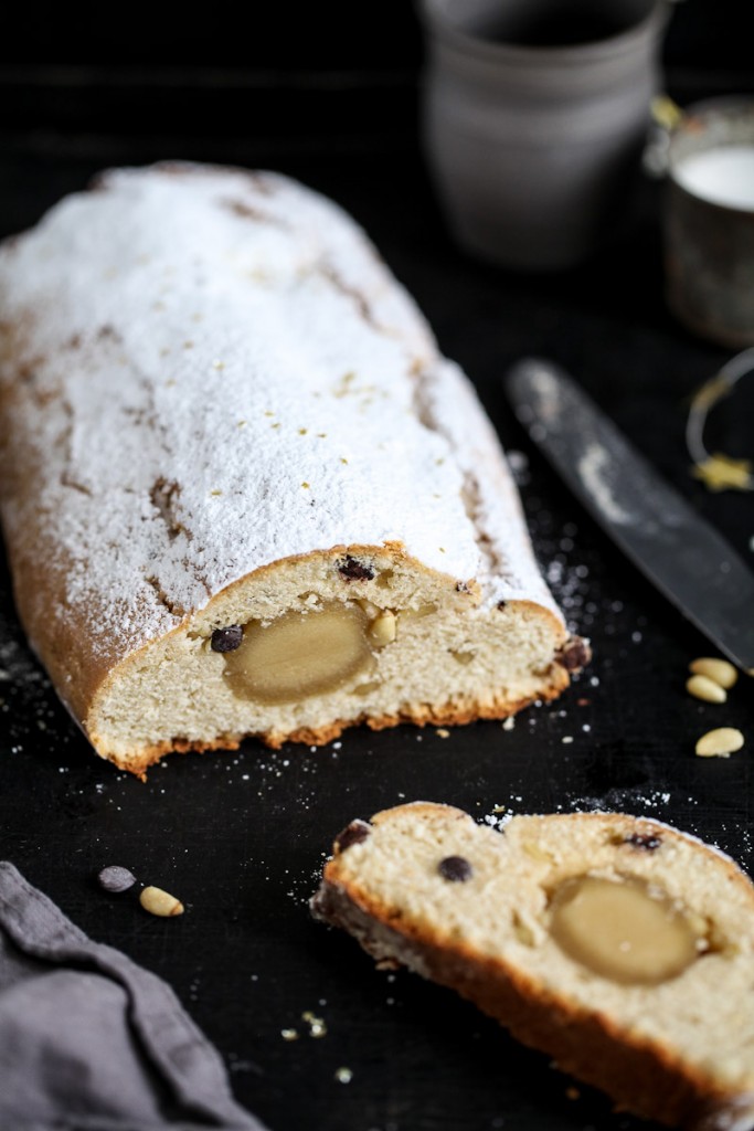 Quarkstollen einfacher Weihnachtsstollen Rezept zuckerzimtundliebe EDEKA Merry X-Nuts Pinienkerne