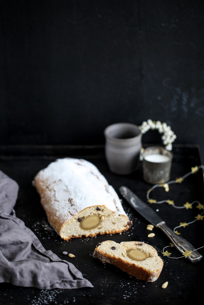 Quarkstollen einfacher Weihnachtsstollen Rezept zuckerzimtundliebe EDEKA Merry X-Nuts Pinienkerne