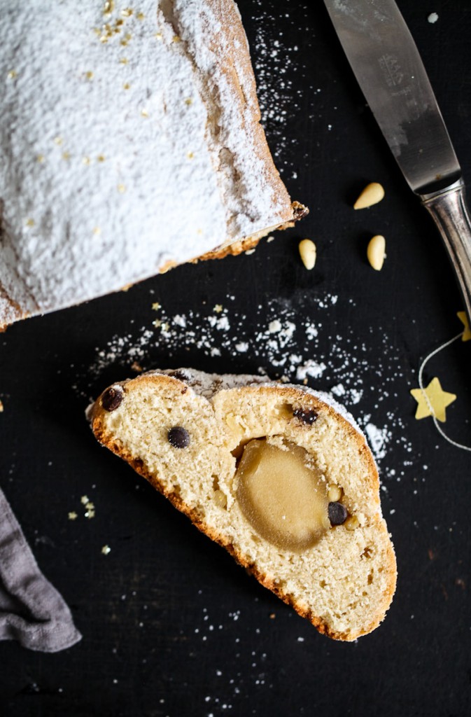 Quarkstollen einfacher Weihnachtsstollen Rezept zuckerzimtundliebe EDEKA Merry X-Nuts Pinienkerne