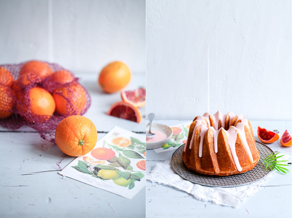 Rezept fuer Blutorangen Gugelhupf blood orange pund cake with buttermilk Buttermilchkuchen Orangenkuchen Zuckerzimtundliebe Foodstyling food photography