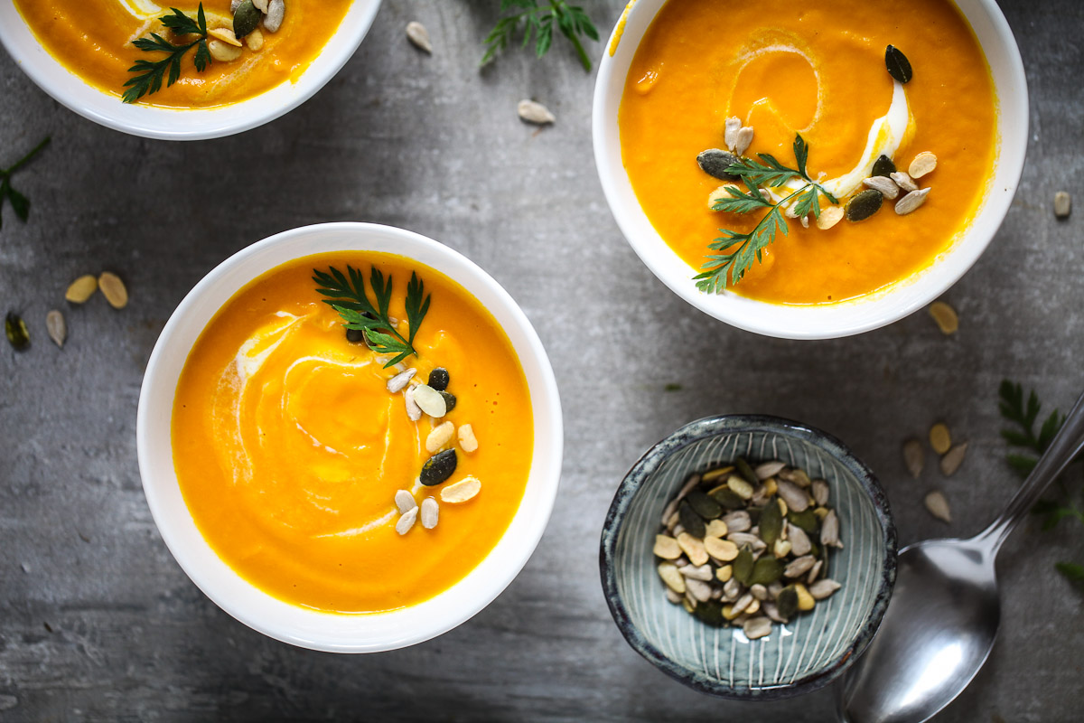 Möhrensuppe mit Kokos und Ingwer | Zucker, Zimt und Liebe