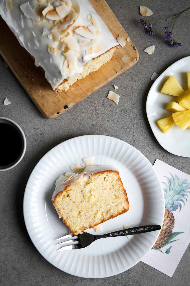 Saftiger Ananas Kuchen aus der Kastenform – pineapple pound cake recipe ...