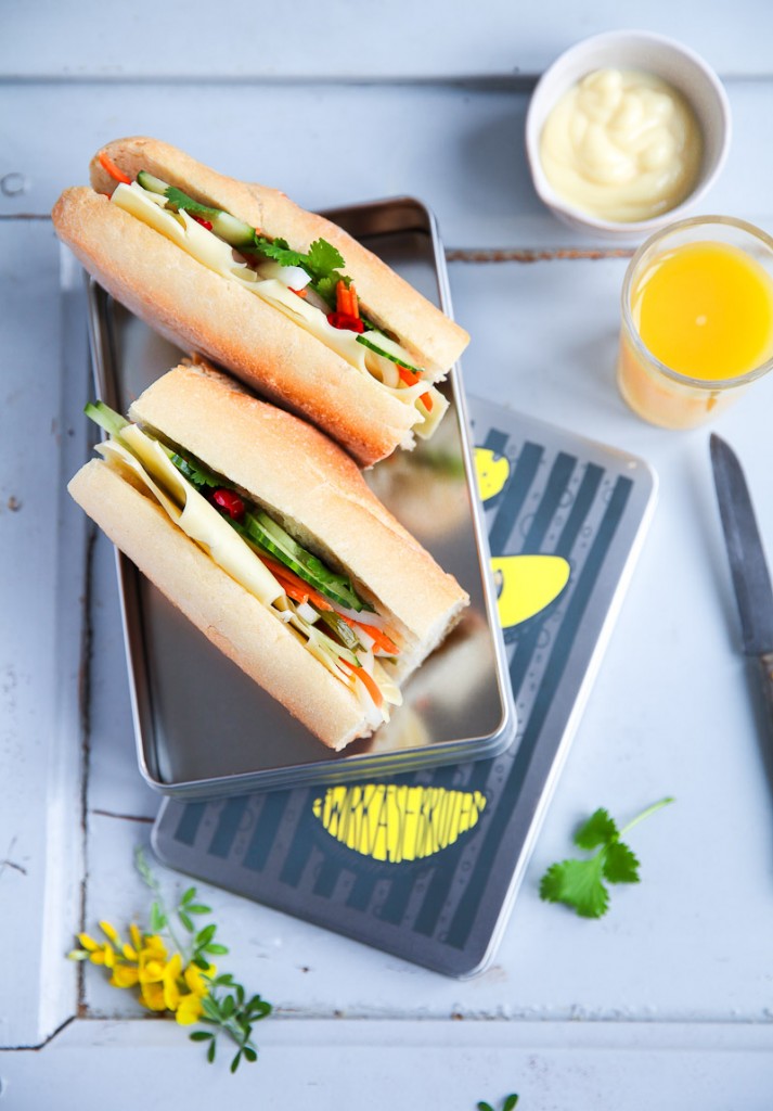 Banh Mi Sandwich Rezept recipe wirkaesebroten Leerdamer zuckerzimtundliebe stulle kaesebrot kaesestulle sandwich vietnamesisches essen