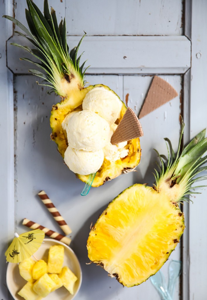 Ananas Eis ohne Eismaschine | Zucker, Zimt und Liebe