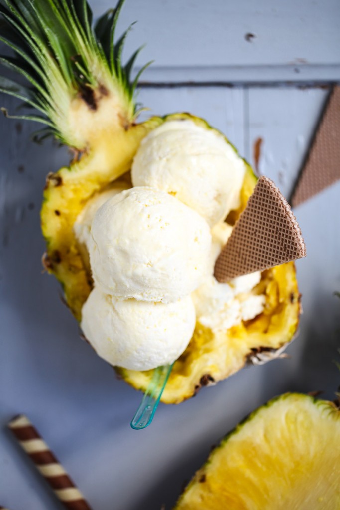 Ananaseis rezept ohne eismaschine no churn ice cream eis selber machen no churn ice cream pineapple ananasrezept dessert sommerrezept zuckerzimtundliebe