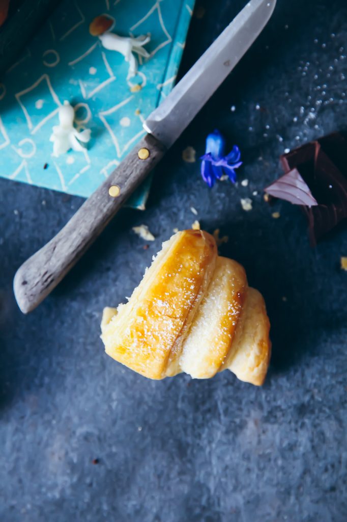 Blätterteig Croissant selber machen pain au chocolat rezept blätterteigrezept easy puff pastry zuckerzimtundliebe backschule wie macht man blätterteig