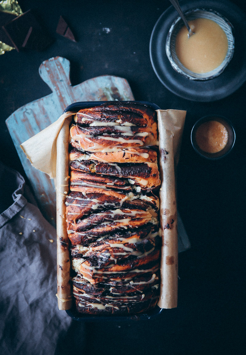 Schokoladen Zupfbrot Espressoglasur | Zucker, Zimt und Liebe