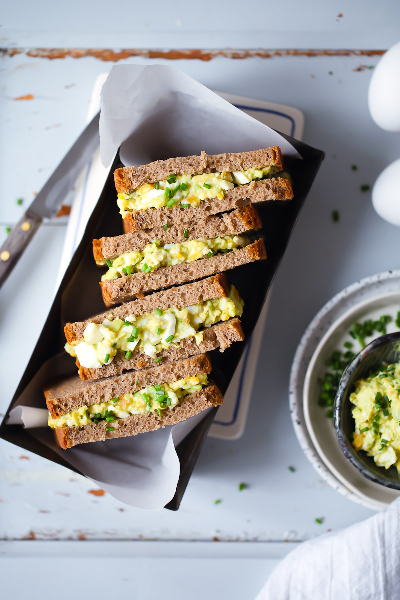 Avocado-Eiersalat Stulle Rezept | Zucker, Zimt und Liebe