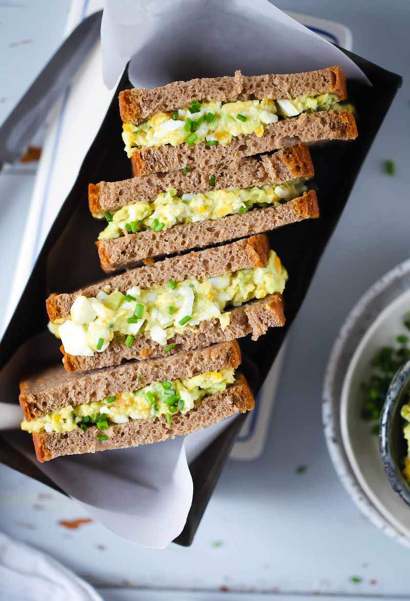 Avocado-Eiersalat Stulle Rezept | Zucker, Zimt und Liebe