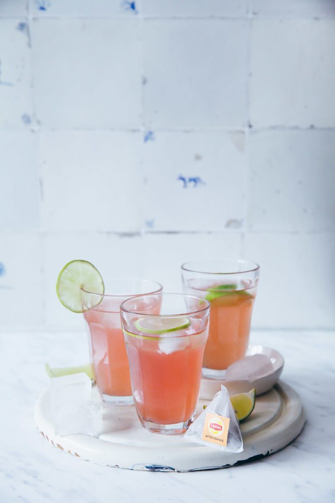 Lipton Iced tea rhabarber eistee rezept zuckerzimtundliebe recipe rhubarb iced tea foodstyling food photography