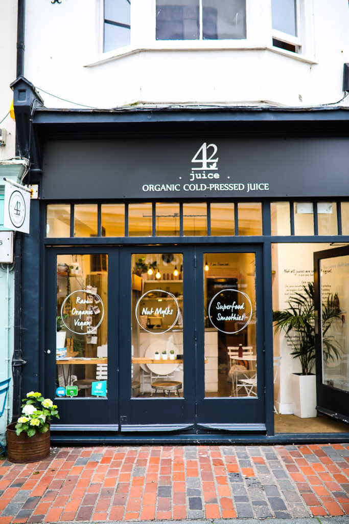 42juice where to eat and drink in brighton visit brighton reiseblog reisetipps für brighton 