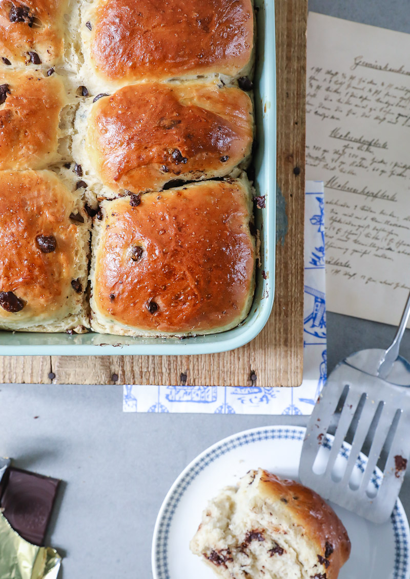 Schokobrötchen Rezept aus Hefeteig