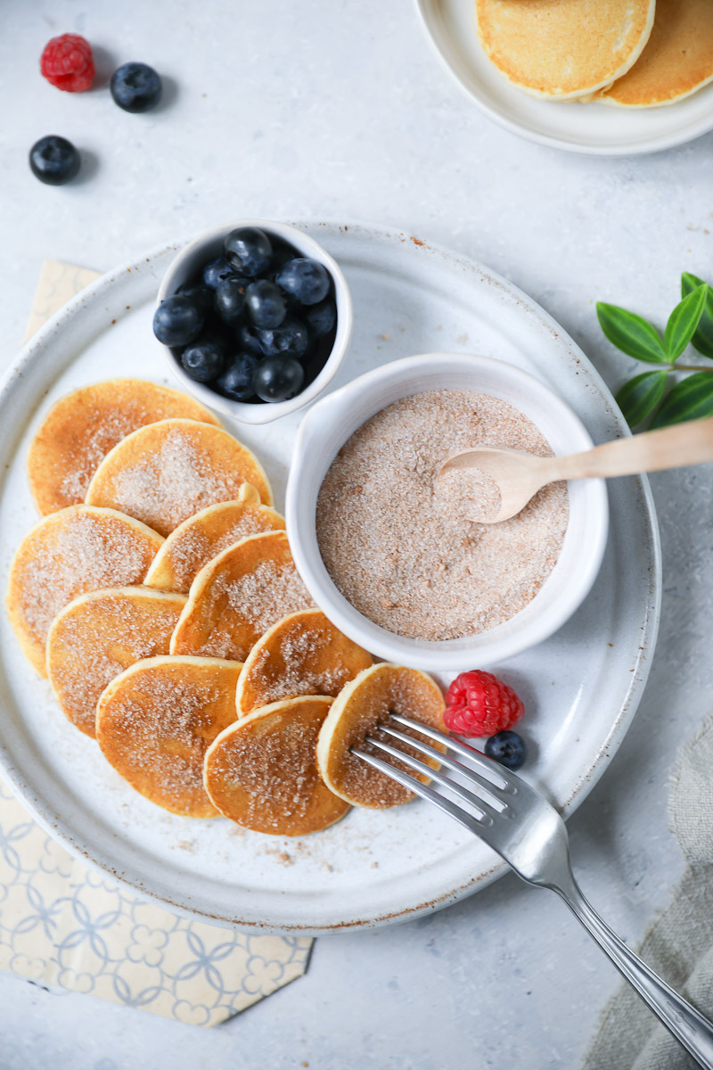 Rezept für die besten Mini Pancakes | Zucker, Zimt und Liebe