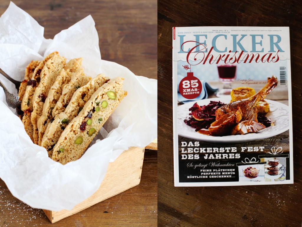 Cantuccini mit Cranberries und Pistazien – aus dem neuen LECKER ...