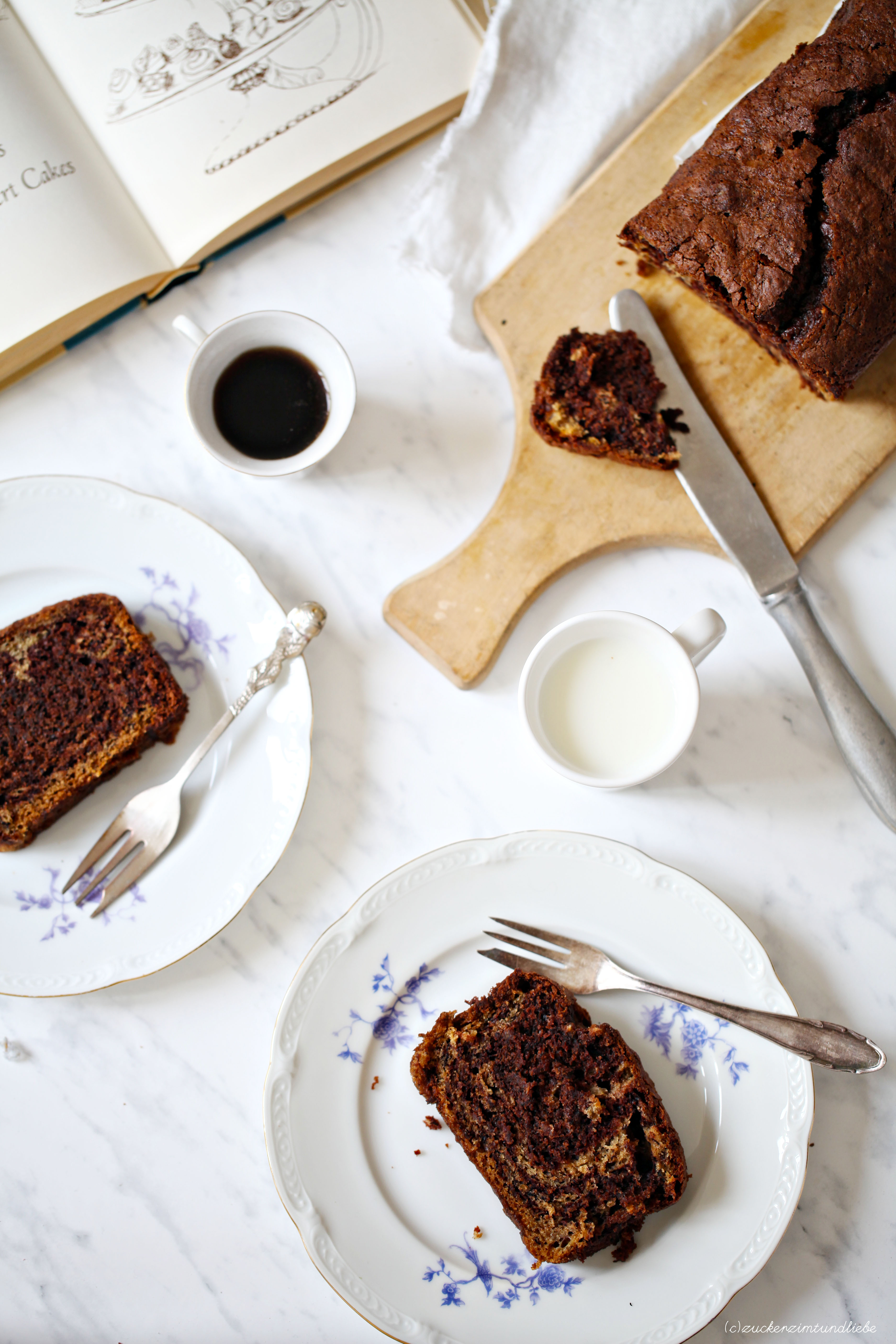 Bananenkuchen Schokolade Rezept Zuckerzimtundliebe Bananenbrot