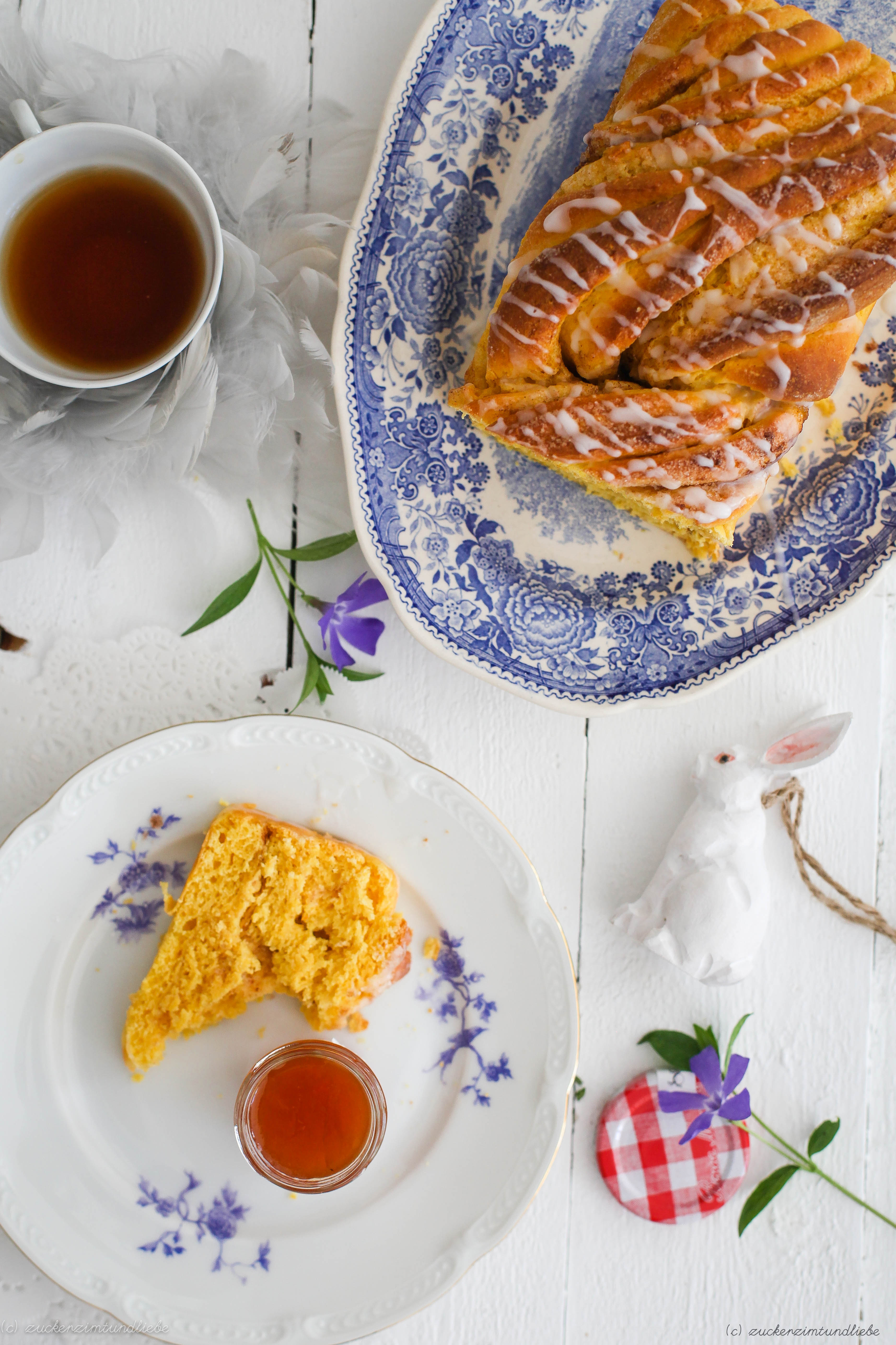 Rezept für Möhren Hefezopf Zimtzopf Zimtbrot carrot swirl bread recipe easter foodblog zuckerzimtundliebe Hefeteig