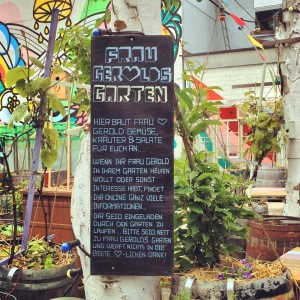 Frau Herolds Garten Zürich Schild Städtereise Zürichtip