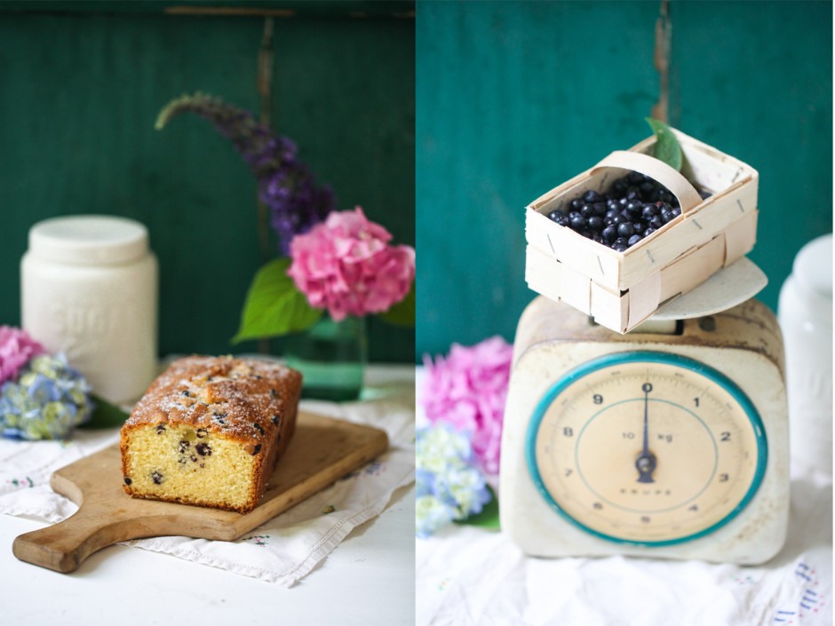 Rezept für Polentakuchen mit kleinen Heidelbeeren, der eigentlich ein ...