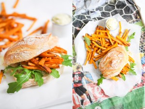 Süsskartoffel Pommer Sandwich Chip Butty Sweet potato recipe Rezept Stulle der Woche Zuckerzimtundliebe