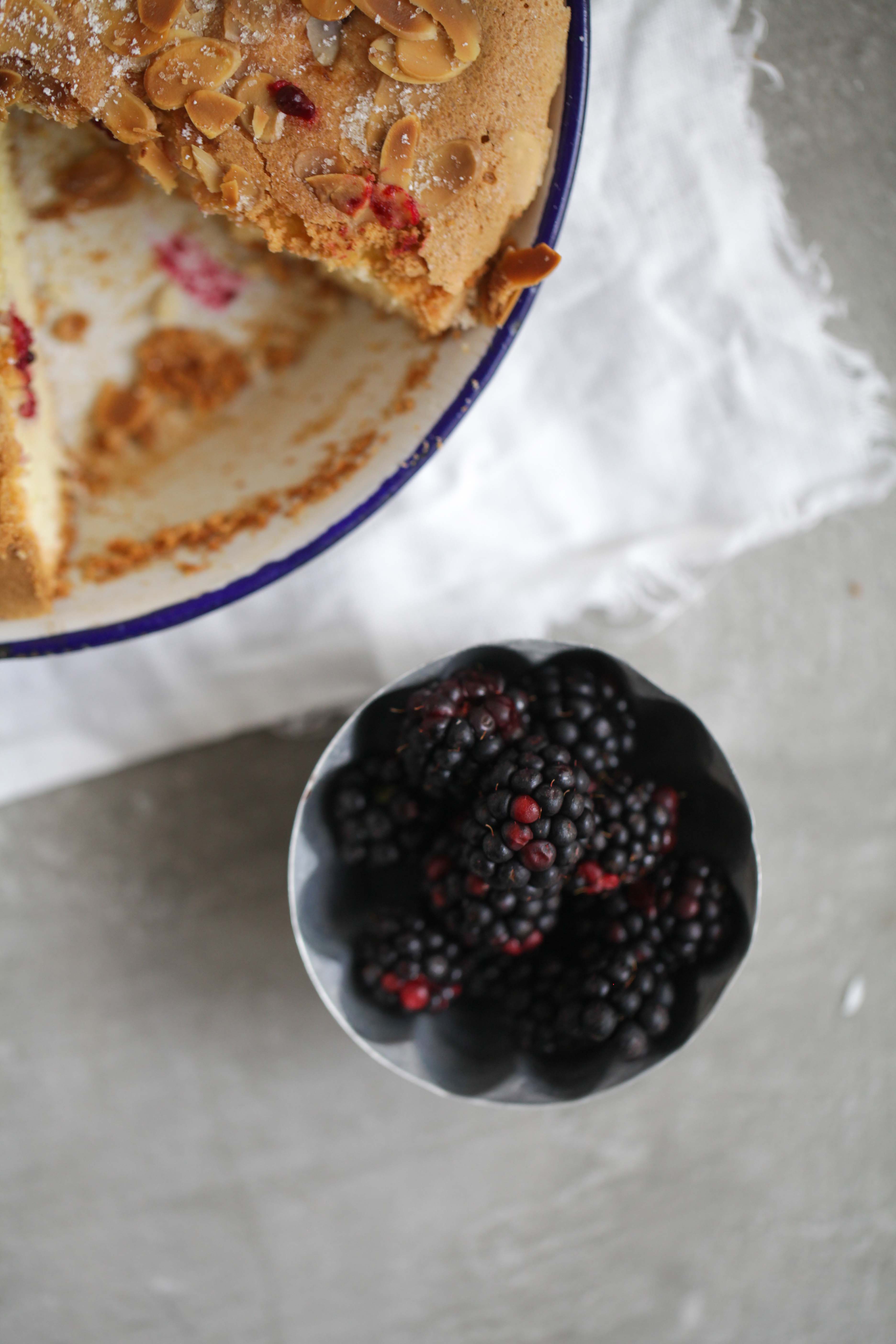 Rezept Brombeerkuchen Mandelkuchen Blackberry Cake Recipe ...