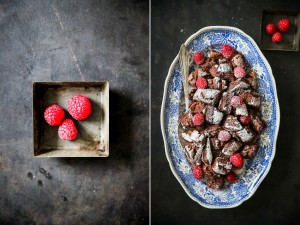 Kakao Kaiserschmarrn Kakaoschmarrn Schmarrnrezept Pulled Pancake mit Himbeeren Frühstück Frühstücksglück Zuckerzimtundliebe Österreich Mehlspeise Schokoladenkaiserschmarrn Raspberries Breakfast recipe