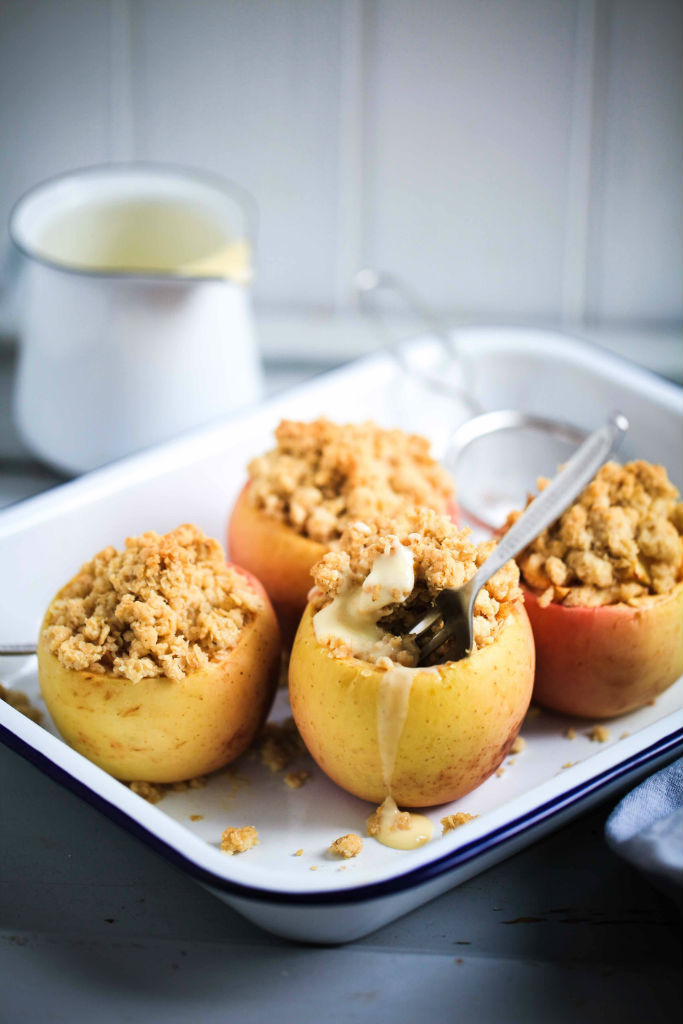 Rezept bester Apple Crumble im Apfel Zuckerzimtundliebe beste Apfelrezepte Apple crisp recipe in apple