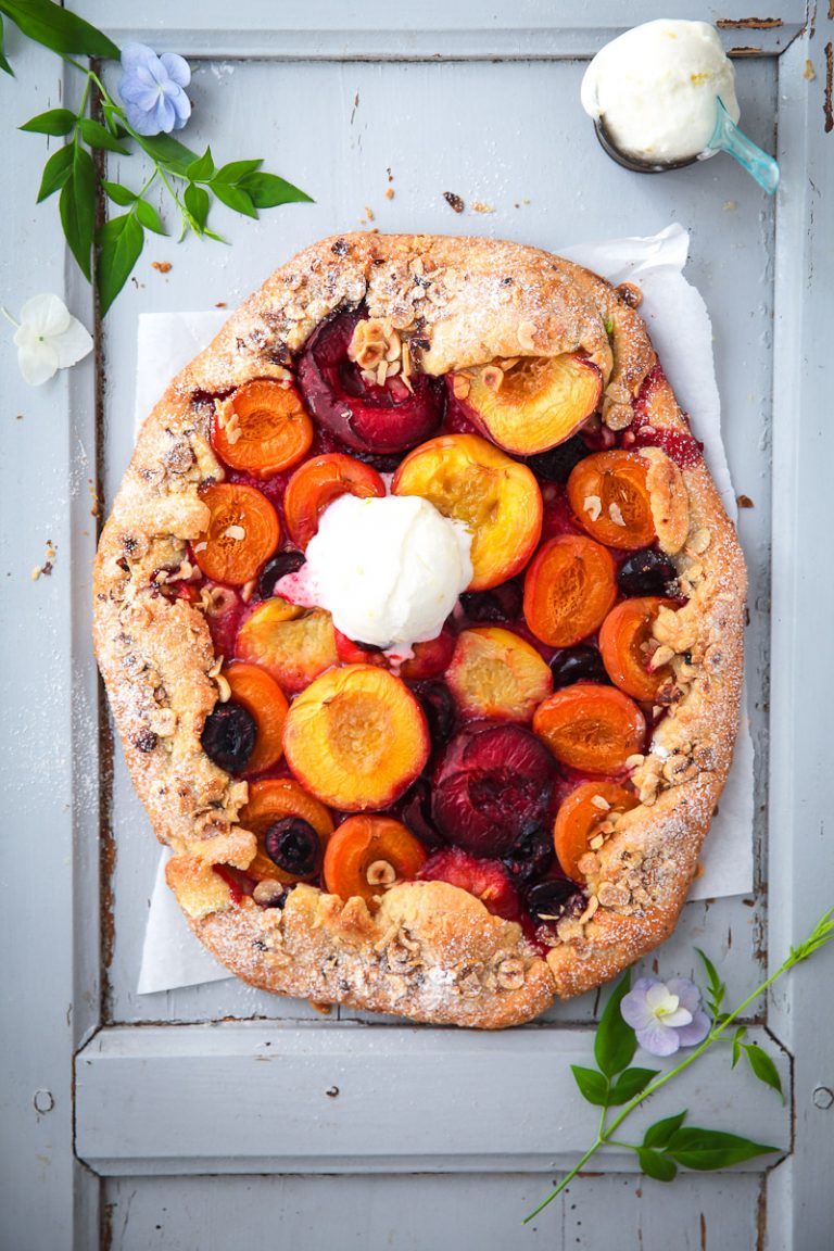 Sommer Obst Galette Tarte rezept | Zucker, Zimt und Liebe