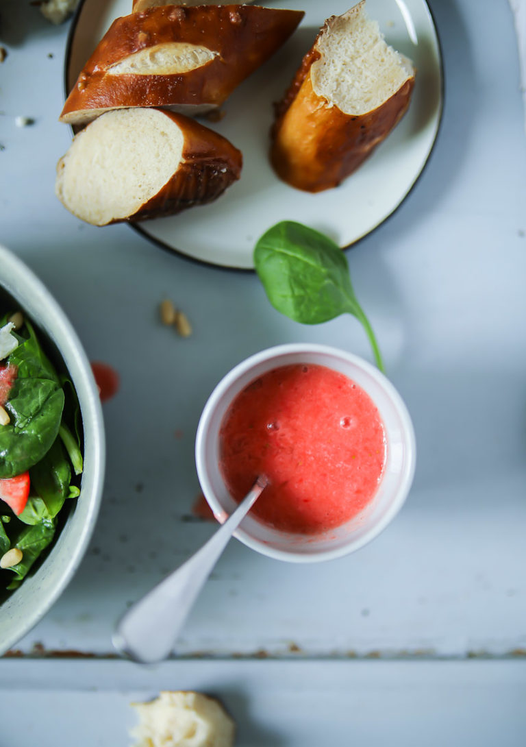 Spinat Salat mit Erdbeeren | Zucker, Zimt und Liebe