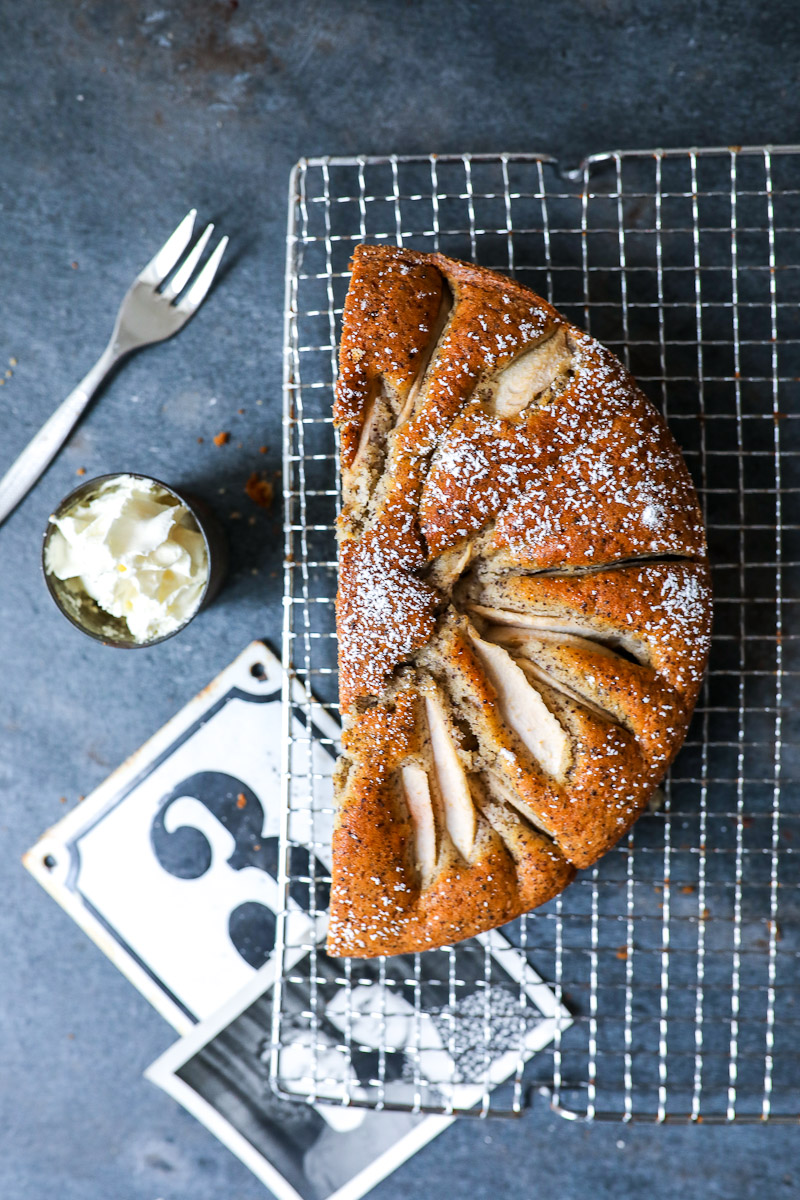 Versunkener Birnenkuchen mit Mohn | Zucker, Zimt und Liebe