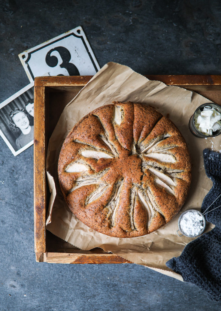 Versunkener Birnenkuchen mit Mohn | Zucker, Zimt und Liebe