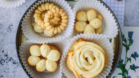 Rezept für Dänische Butterkekse mit Vanille