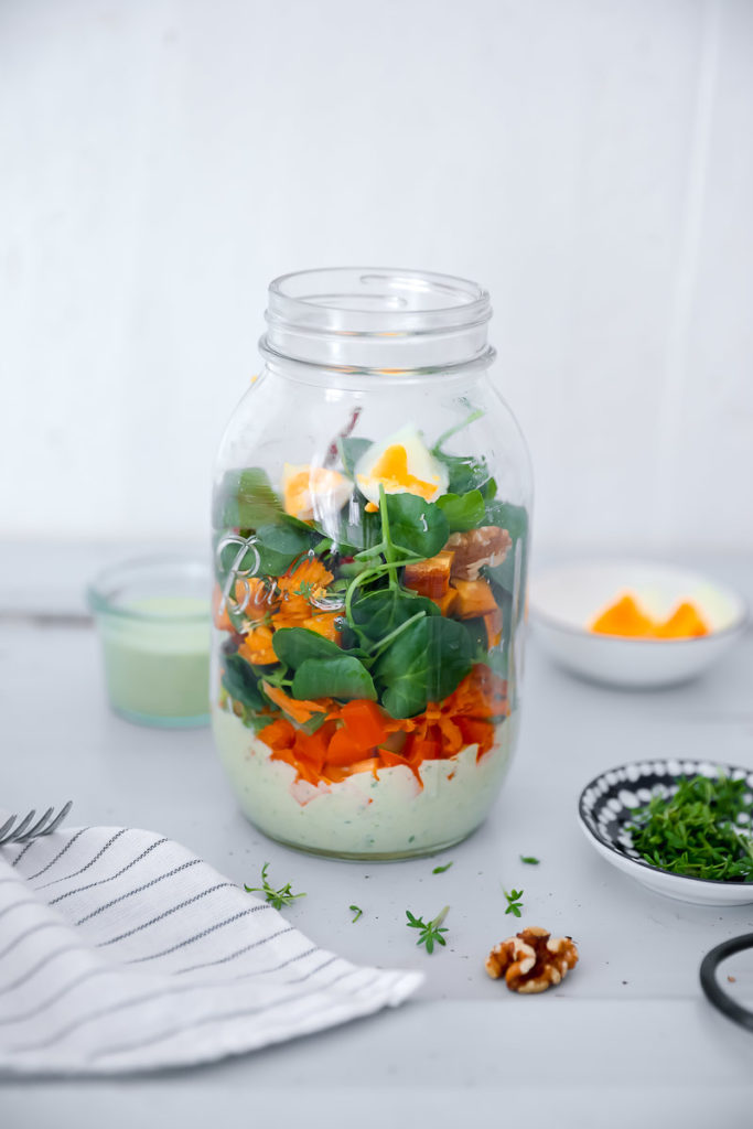 Salat im Glas Picknick Rezept Zucker, Zimt und Liebe
