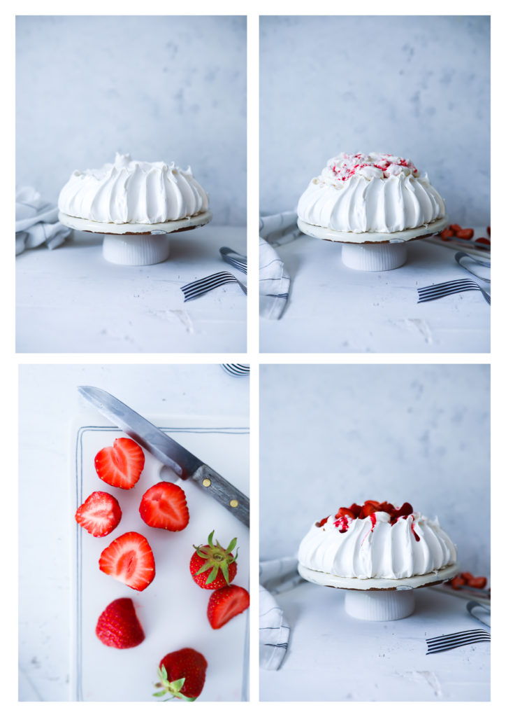 Einfaches Pavlova Rezept Dessert Backen Eiweiß Baiser wie backt man pavlova foodstyling food photography zucker zimt und liebe foodblog backblog