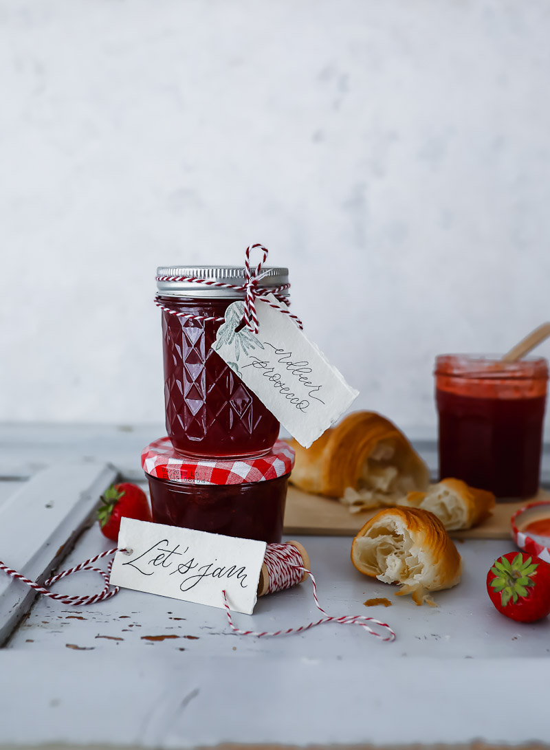 Erdbeermarmelade Prosecco Rezept Zucker Zimt Und Liebe