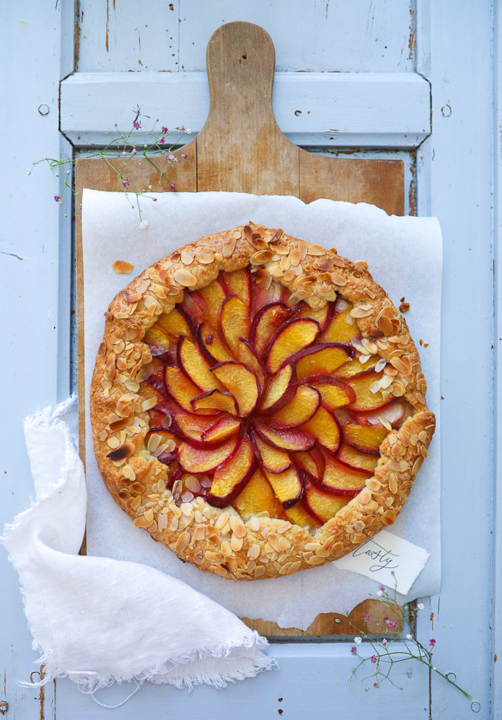 Rezept für einfache Pfirsich-Tarte als Galette: ein fabelhafter ...