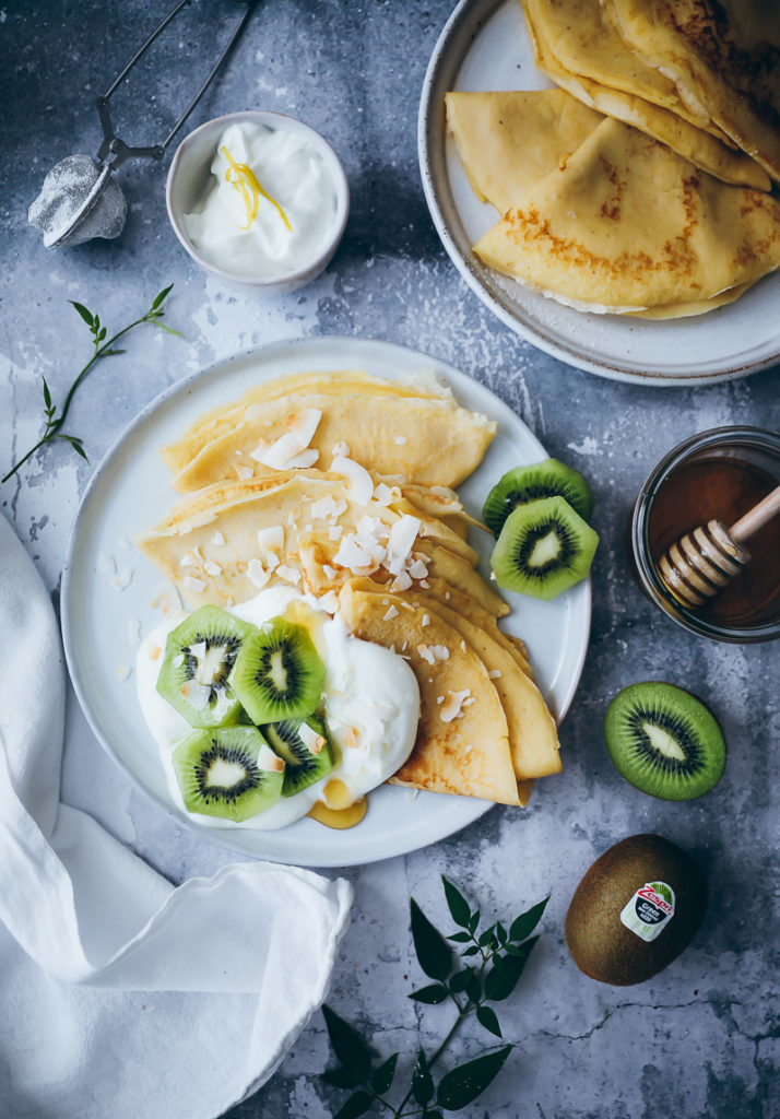 Zespri Kiwi Crepes Crepe Grundrezept französische Pfannkuchen Foodblog Kiwirezepte Fruehstueck brunch ideen zuckerzimtundliebe foodblog backblog thebakefeed 