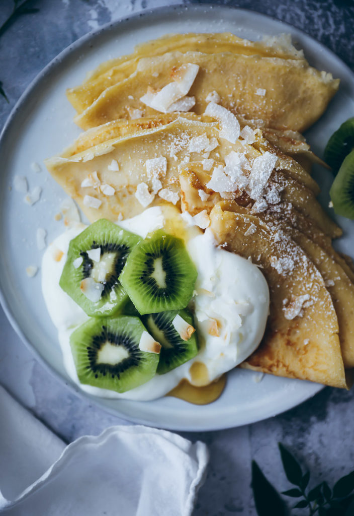 Zespri Kiwi Crepes Crepe Grundrezept französische Pfannkuchen Foodblog Kiwirezepte Fruehstueck brunch ideen zuckerzimtundliebe foodblog backblog thebakefeed