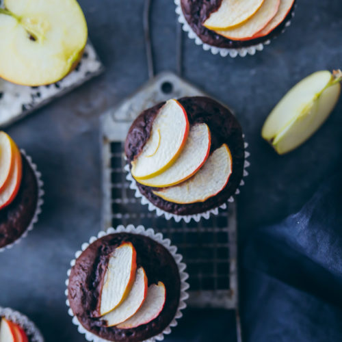 Apfel Schokomuffins Rezept | Zucker, Zimt und Liebe