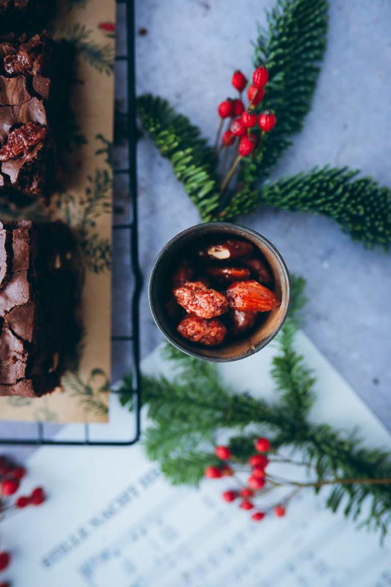 Rezept gebrannte Mandel Brownies | Zucker, Zimt und Liebe