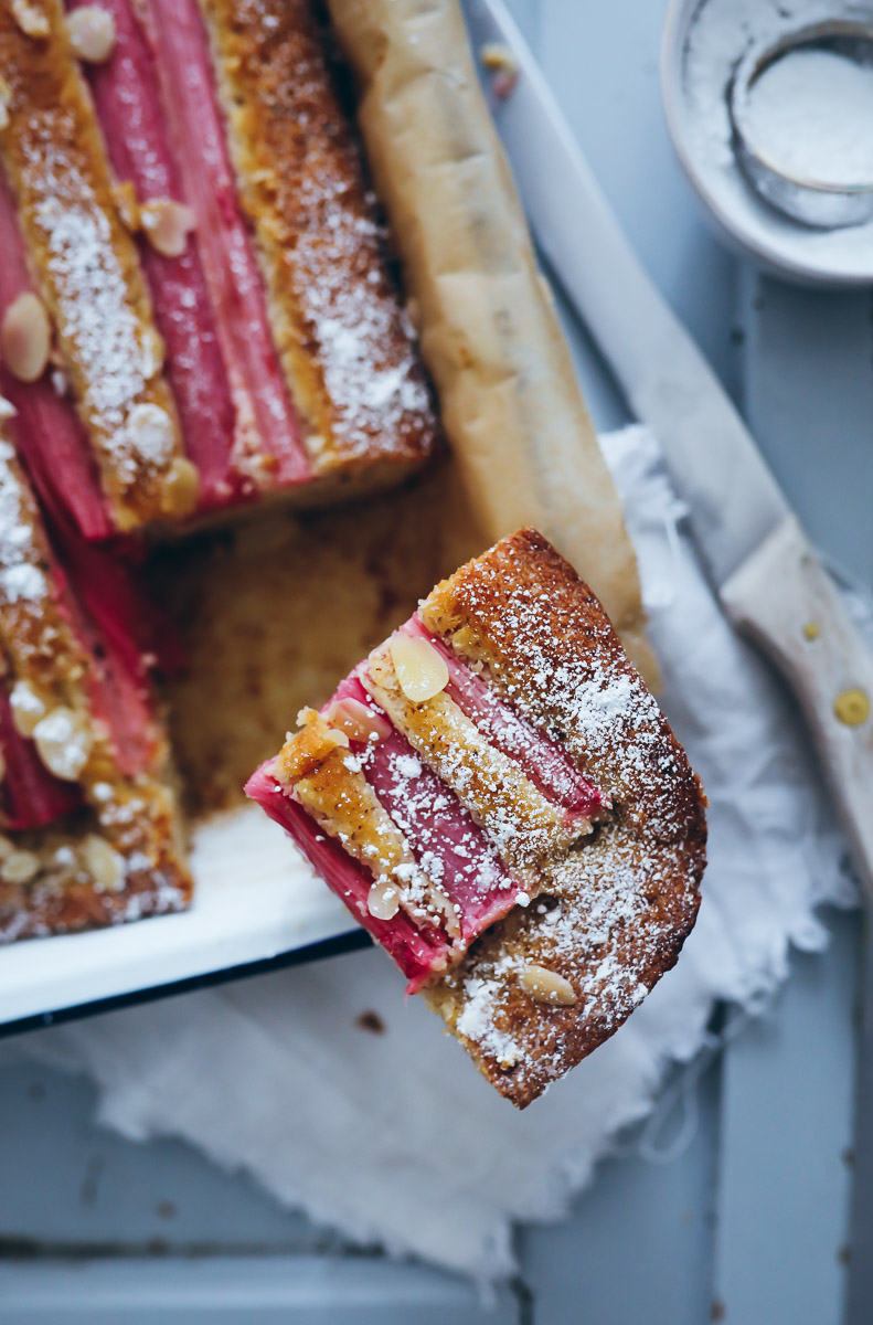 Einfaches Rhabarberkuchen Rezept | Zucker, Zimt und Liebe