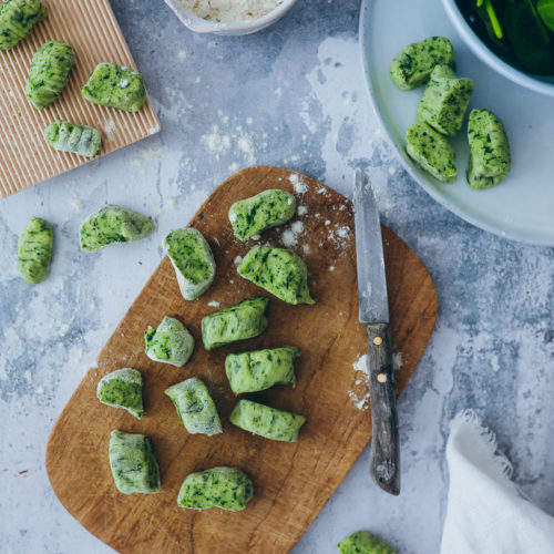 Rezept Spinat Gnocchi spinach gnocchi Gnocchi selbstgemacht foodstyling food photography zuckerzimtundliebe