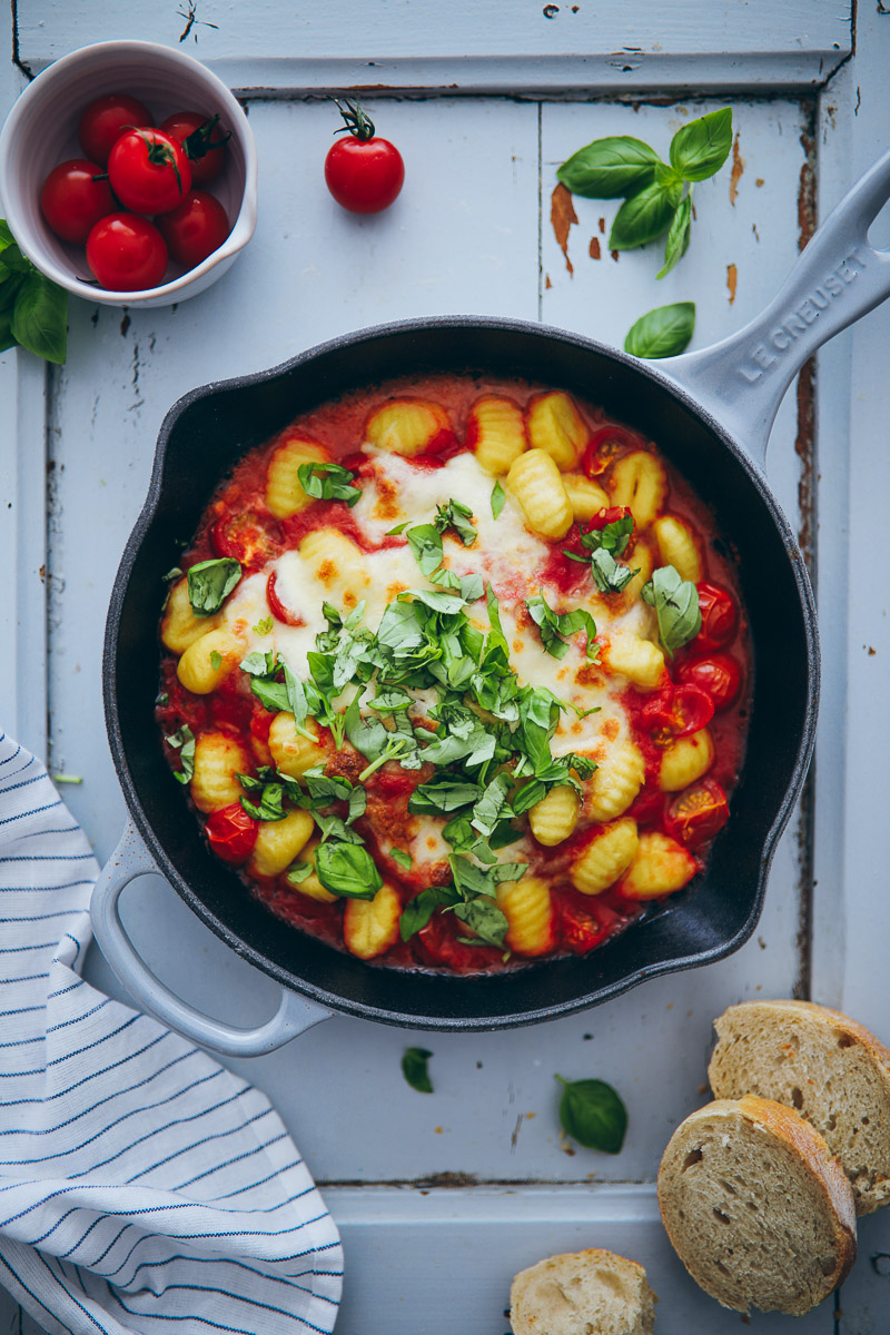 Gnocchi Caprese aus dem Ofen | Zucker, Zimt und Liebe