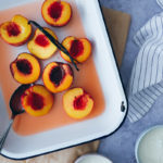 roasted peaches ofen pfirsich rezept foodstyling food photography grillen dessert obst dessert einfacher nachtisch steinobst rezept bakefeed zuckerzimtundliebe bakefeed