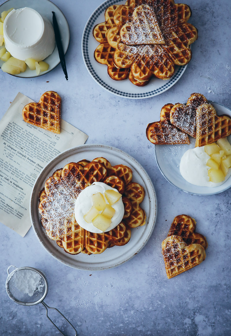 Marzipanwaffel Rezept | Zucker, Zimt und Liebe